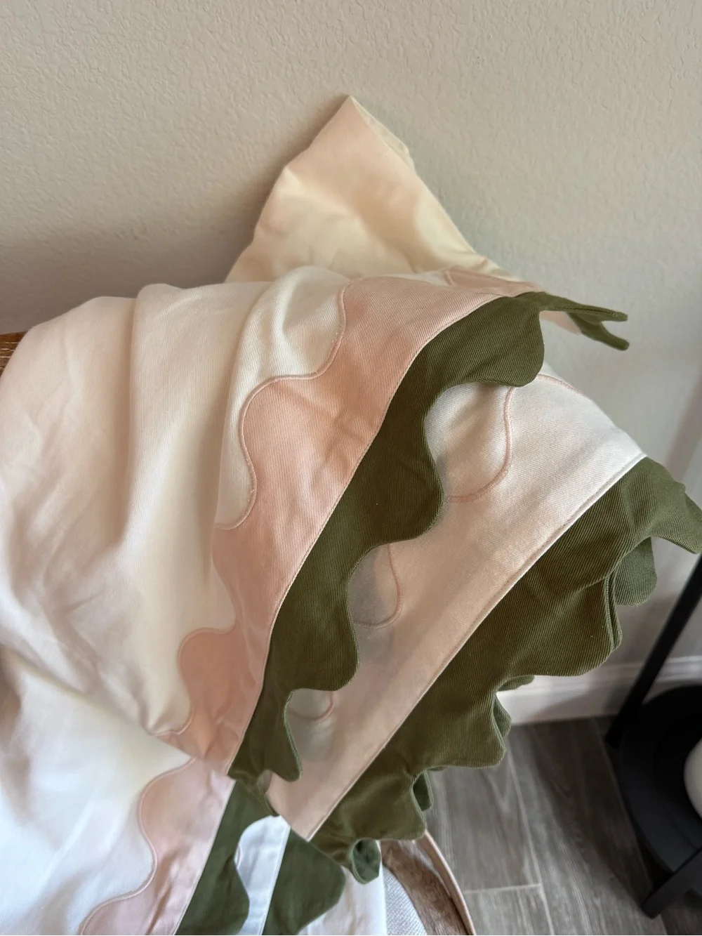 Anthropologie Maeve Scalloped Cotton Curtain